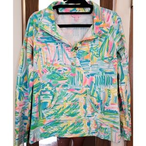 Lilly Pulitzer Sea Salt Sun Captain Popover